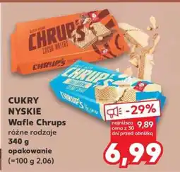 Kaufland CUKRY NYSKIE Wafle Chrup oferta