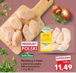 Kaufland Medaliony z fileta z piersi kurczaka 400 g opakowanie oferta
