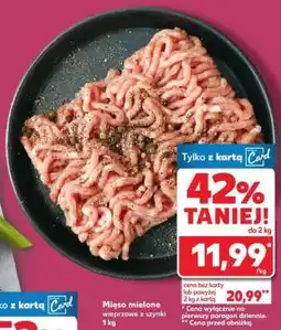 Kaufland Mięso mielone wieprzowe z szynki 1 kg oferta