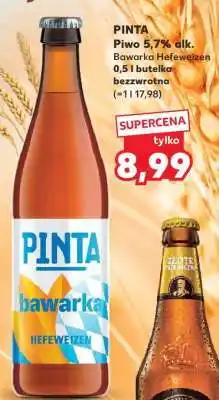 Kaufland PINTA bawarka HEFEWEIZEN oferta