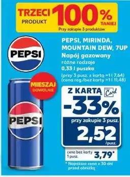 Kaufland PEPSI, MIRINDA, MOUNTAIN DEW, 7UP oferta
