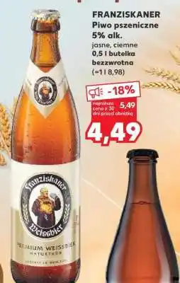 Kaufland FRANZISKANER Piwo pszeniczne 5% alk oferta