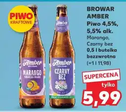 Kaufland BROWAR AMBER Piwo 4,5%, 5,5% alk oferta