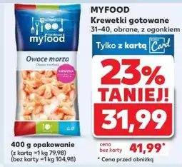 Kaufland MYFOOD Krewetki gotowane oferta