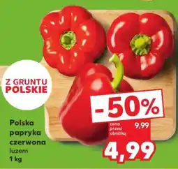 Kaufland Polska papryka czerwona luzem 1 kg oferta