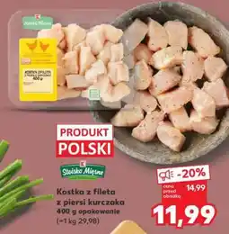 Kaufland Kostka z fileta z piersi kurczaka 400 g opakowanie oferta