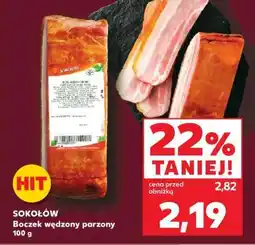 Kaufland SOKOŁÓW Boczek wędzony parzony 100 g oferta