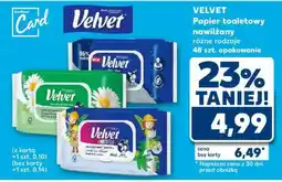 Kaufland Velvet papier toaletowy nawilżany oferta