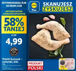 Lidl Kurczak Polski - ćwiartki XXL Rzeźnik oferta