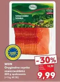 Kaufland Szynka szwarzwaldzka Wein oferta