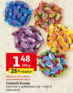 Auchan Cukierki arbuz Zozole oferta
