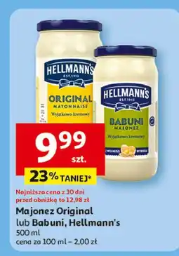 Auchan Majonez oryginalny Hellmann's oferta