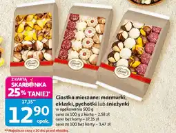 Auchan Ciastka snieżynki oferta