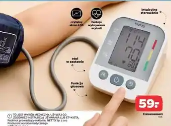 Netto Ciśnieniomierz Huslog oferta