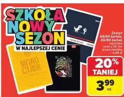 Carrefour Zeszyt a5/80 kartek oferta