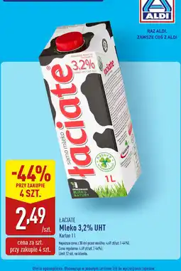 ALDI Mleko 3,2% UHT Łaciate oferta