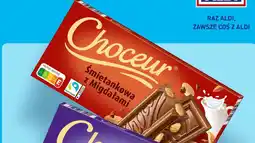 ALDI Czekolada Choceur śmietankowa z migdałami oferta