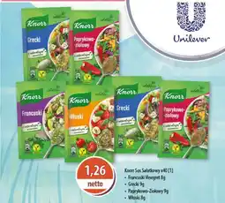 DUO-TES Knorr Sos Sałatkowy Unilever oferta