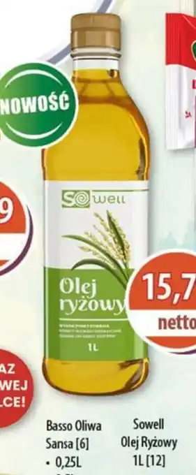 DUO-TES Sowell Olej Ryżowy Italmex oferta