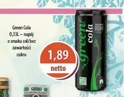 DUO-TES Green Cola napój o smaku coli bez zawartości cukru green cola oferta