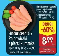 ALDI Polędwiczki z piersi kurczaka MIĘSNE SPECJAŁY oferta