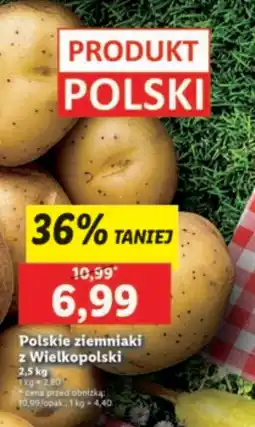 Lidl Ziemniaki polskie z Wielkopolski 2,5 kg Lidl oferta