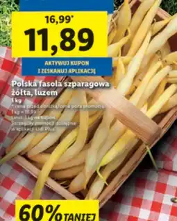 Lidl Fasola szparagowa żółta 1 kg Lidl oferta