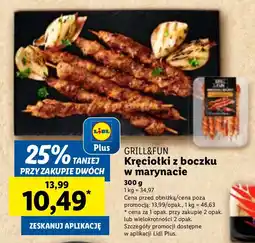 Lidl Kreciołki z boczku w marynacie Grill&Fun oferta
