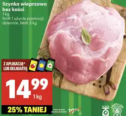 Delikatesy Centrum Szynka wieprzowa bez kości Delikatesy Centrum oferta