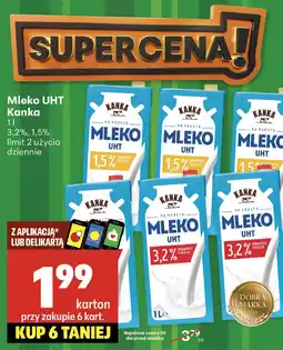 Delikatesy Centrum Mleko UHT 1,5% Kanka oferta