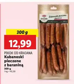 Lidl Kabanoski pieczone z baraniną PIKOK OD KRAJANA oferta