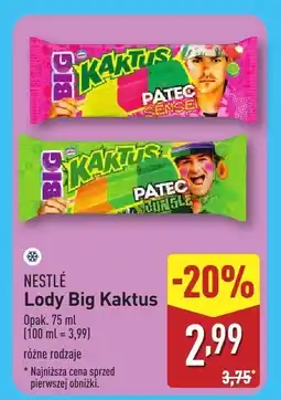 ALDI Lody Big Kaktus Nestle oferta