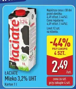 ALDI Mleko UHT 3,2% Laciate oferta