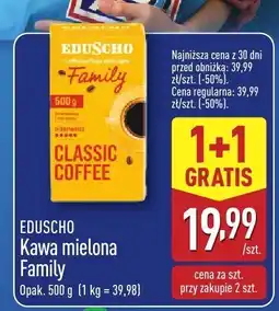 ALDI Kawa mielona Family Classic Coffee Eduscho oferta