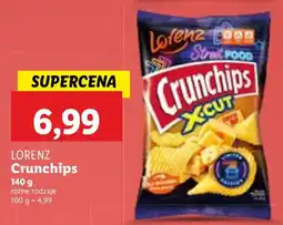 Lidl Chipsy Lorenz Crunchips 140 g oferta