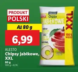 Lidl Chipsy Alesto Chipsy jabłkowe XXL 80 g oferta