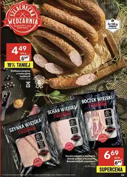 Delikatesy Centrum Wędliny (szynka wiejska, schab wiejski, boczek wiejski) z wędzarni Szlachecka Wędzarnia oferta