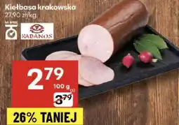 Delikatesy Centrum Kiełbasa krakowska Kabanos oferta