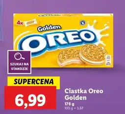 Lidl Ciastka Oreo Golden 176 g oferta