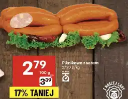 Delikatesy Centrum Kiełbasa piknikowa z serem Chabura oferta