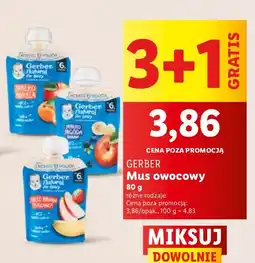 Lidl Mus owocowy Gerber oferta