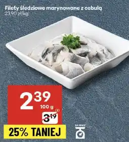 Delikatesy Centrum Filety śledziowe marynowane z cebulą Delikatesy Centrum oferta