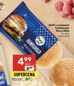 Delikatesy Centrum Bułki z sezamem hamburger Plony Zbóż oferta