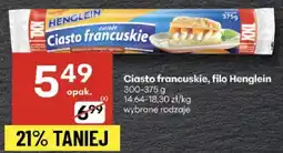 Delikatesy Centrum Ciasto francuskie, filo Henglein oferta