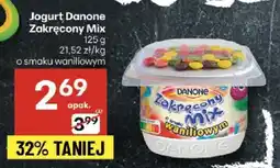 Delikatesy Centrum Jogurt Danone Zakręcony Mix waniliowy oferta