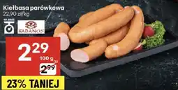 Delikatesy Centrum Kiełbasa parówkowa Kabanos oferta