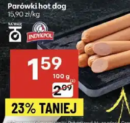 Delikatesy Centrum Parówki hot dog JBB oferta