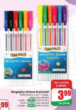 Dino Długopisy żelowe Gryzmaki oferta