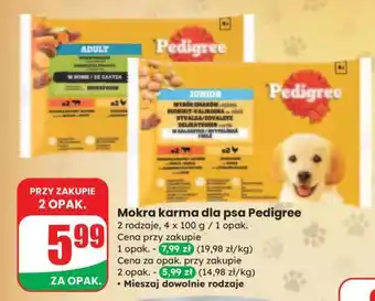 Dino Mokra karma dla psa Pedigree oferta