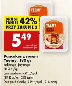 Biedronka Pancakes z sosem Yeemy, 180 g oferta